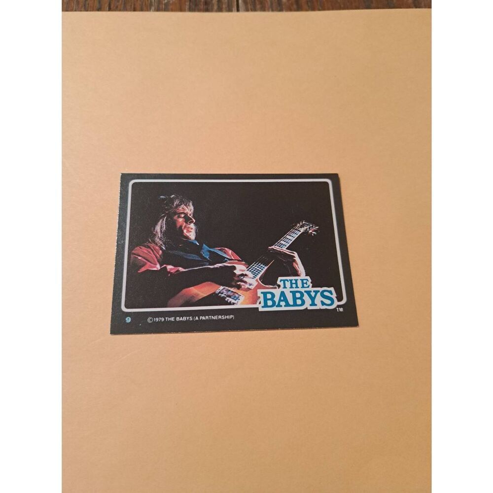 Vintage 1979 The Babys Trading Card #9 London Rock Band Collectible